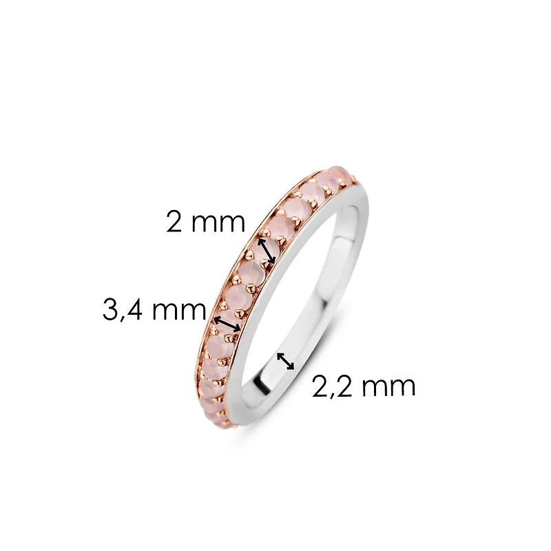 Radiant Rose Quartz Ring