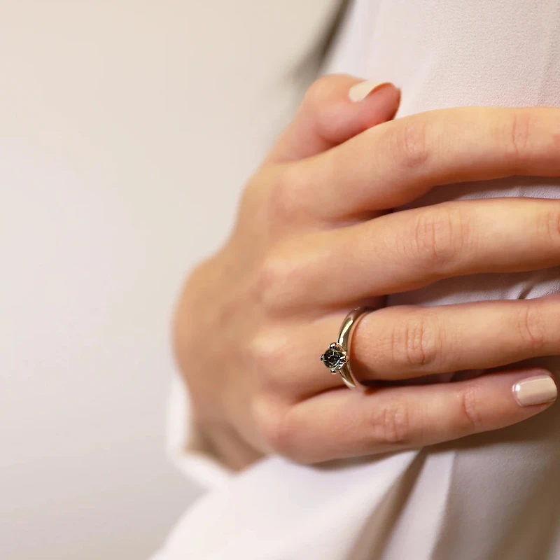 Light Green Glimmer Ring