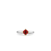 Garnet Red Glimmer Ring