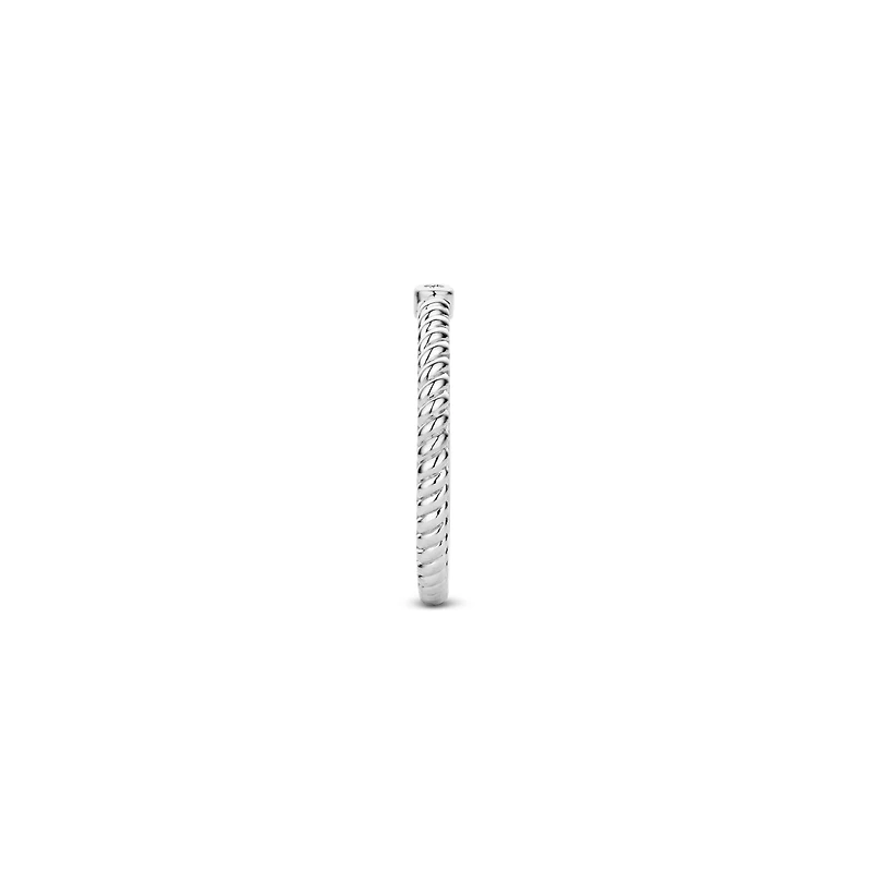 Twisted Zirconia Ring