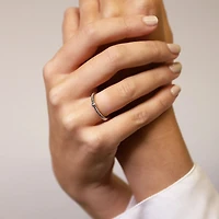 Twisted Zirconia Ring
