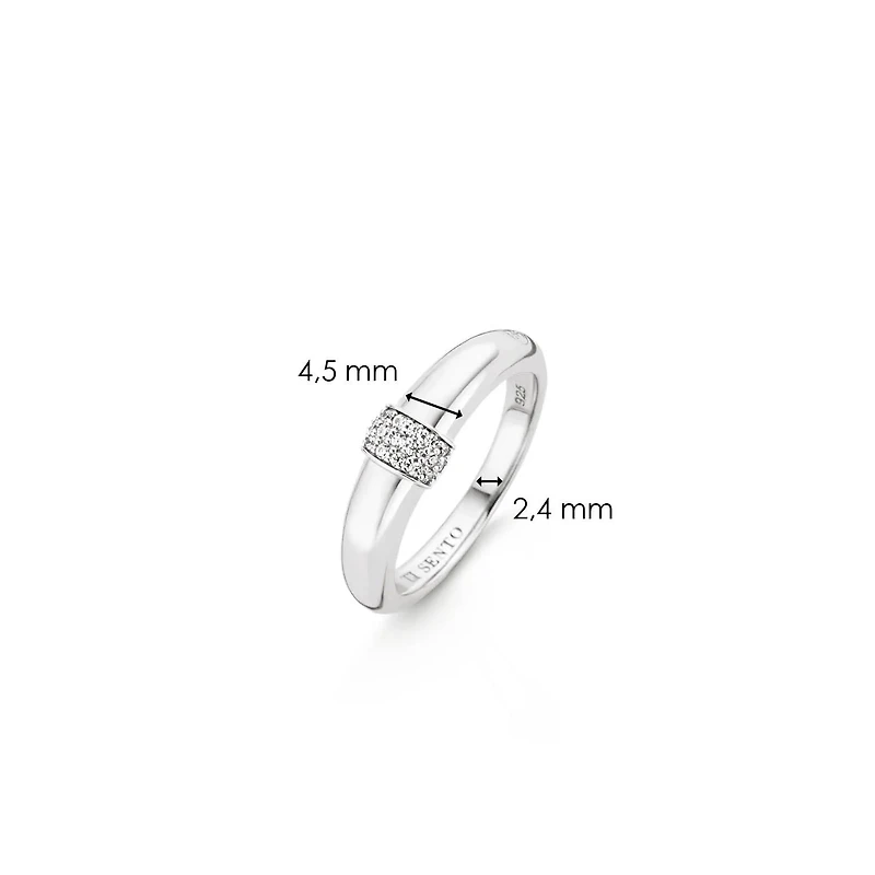 Shine in the Middle Silver Ring