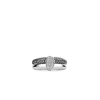 Double Braided Pave Ring