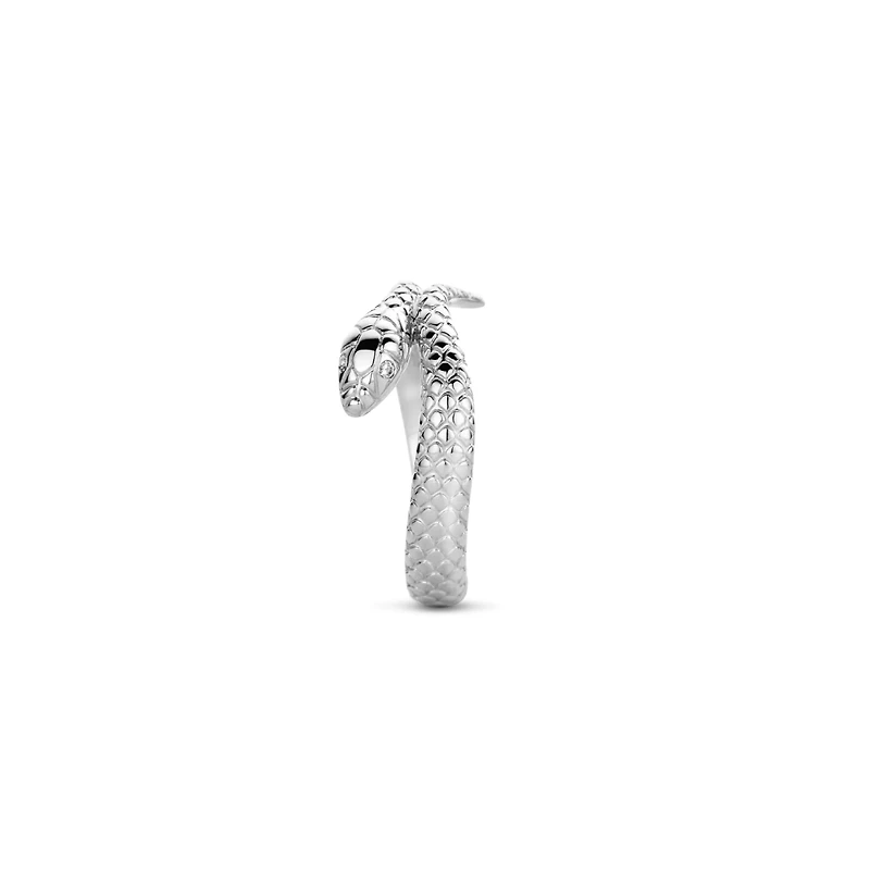 Sophisticated Snake Silver Ring