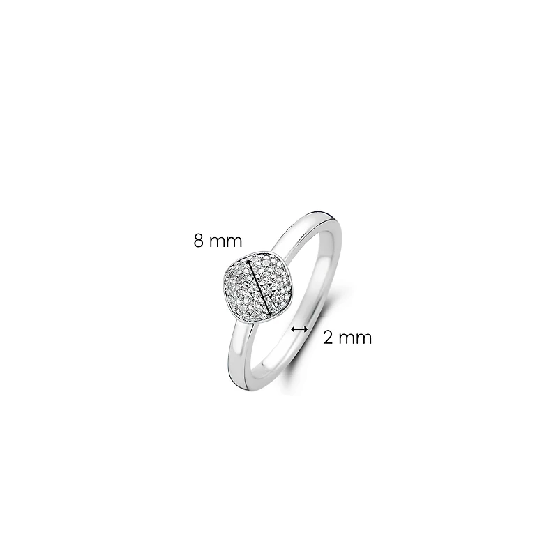 Pave Cushion Ring