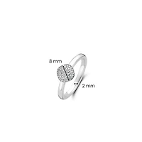 Pave Cushion Ring