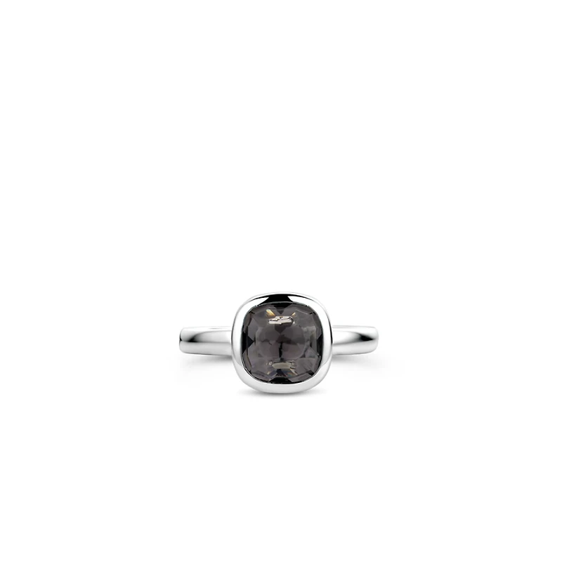 Black Cushion Ring