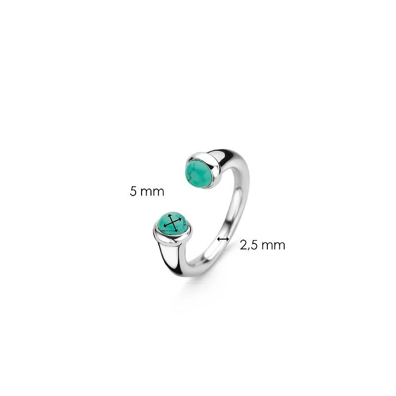 Open Energy Turquoise Ring