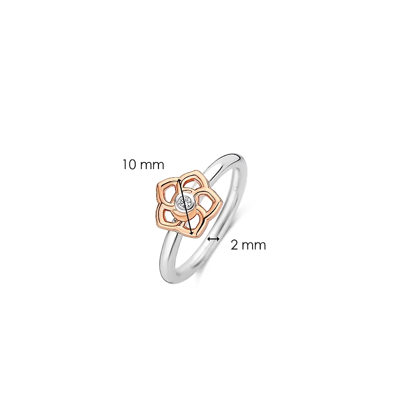 Blooming Rose Flower Ring