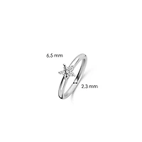 Flower Zirconia Ring