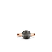 Grey Green Cushion Ring