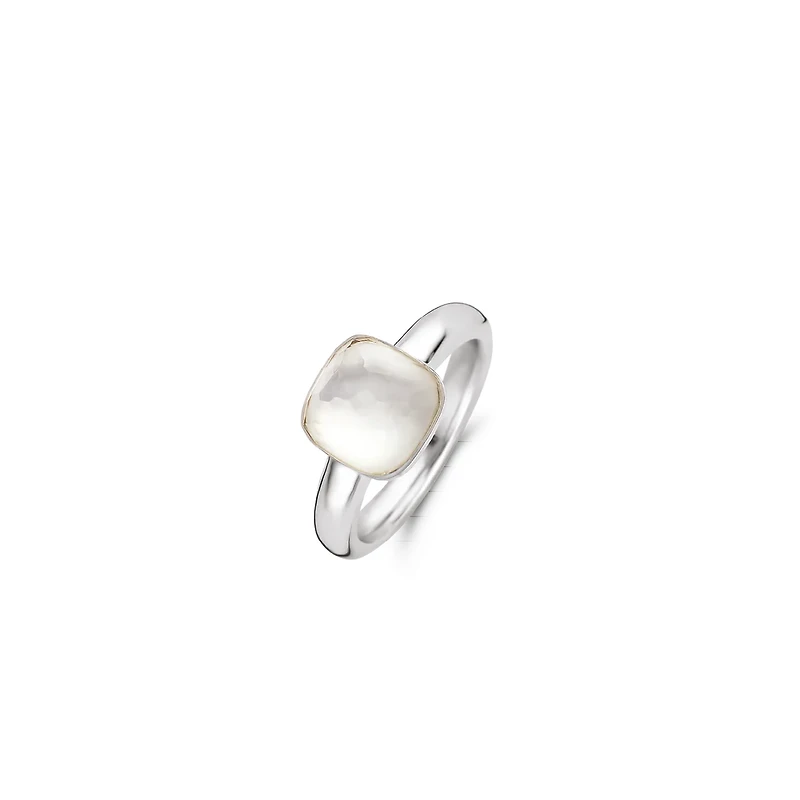 Quartz Cushion Ring