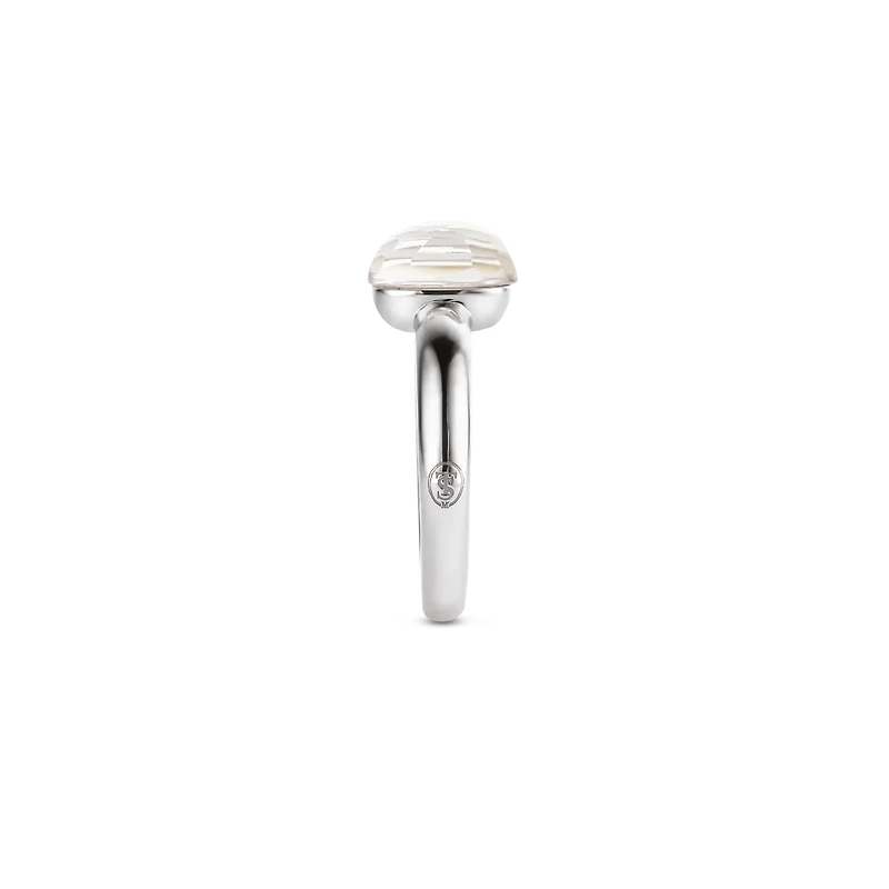 Quartz Cushion Ring