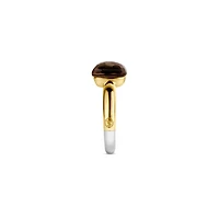 Brown Cushion Ring