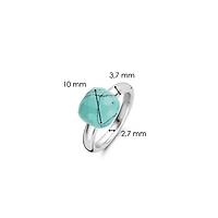 Turquoise Cushion Ring