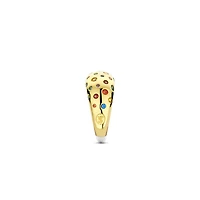 Harmonious Rainbow Wide Ring
