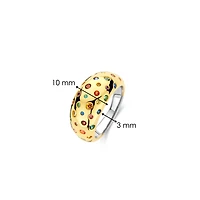 Harmonious Rainbow Wide Ring
