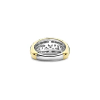 Harmonious Clear Wide Ring