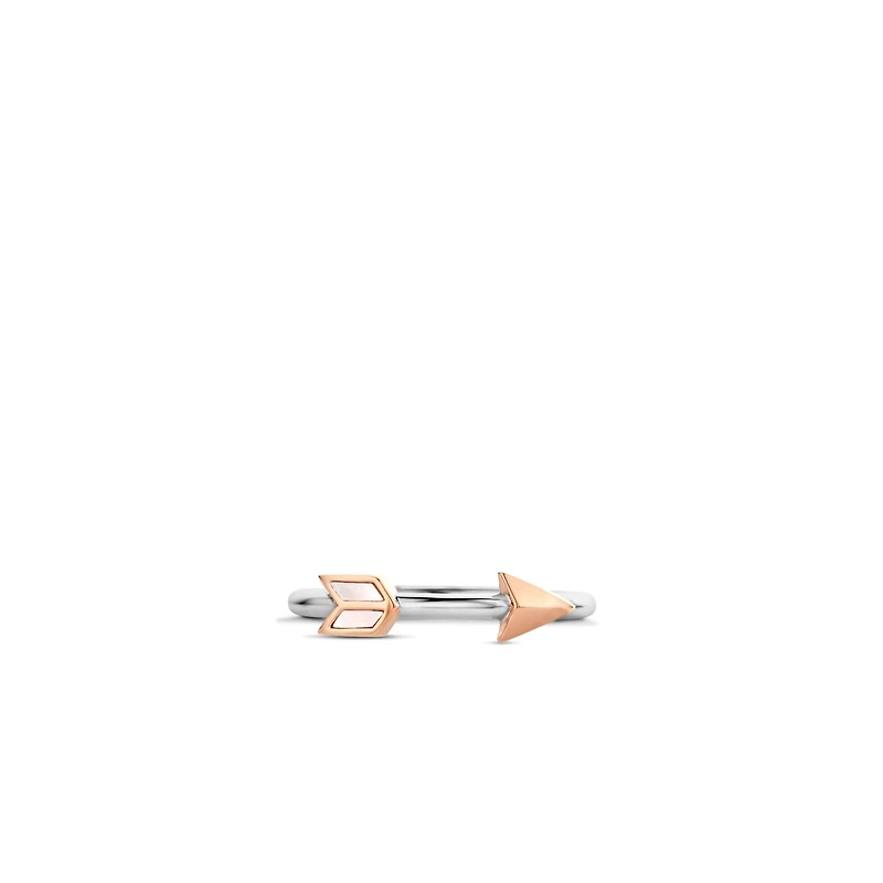 Milky White Arrow Ring