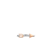 Milky White Arrow Ring