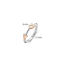 Milky White Arrow Ring