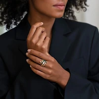 Iconic Snake Malachite Ring
