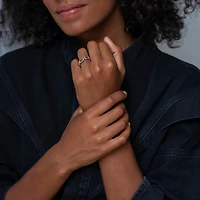 Minimalist Link Silver Ring