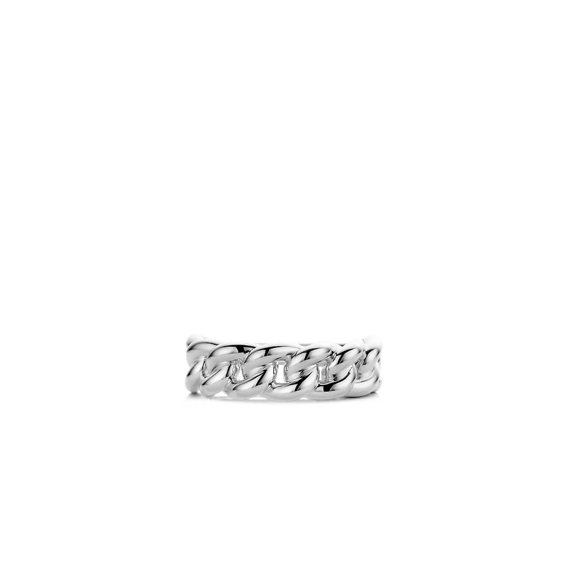 Chunky Link Silver Ring
