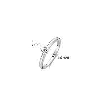 Merci Zirconia Silver Ring