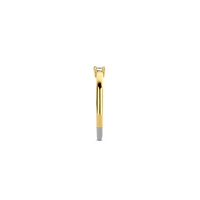 Merci Zirconia Golden Ring