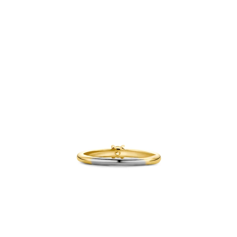 Merci Zirconia Golden Ring