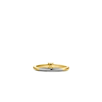 Merci Zirconia Golden Ring