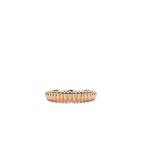 Ribbed Skinny Rose Ring