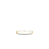 Milky White Half Band Ring
