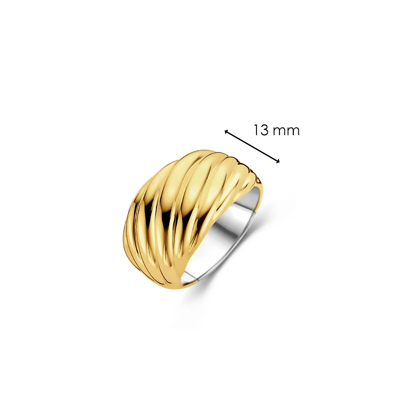 Wide Wave Golden Ring