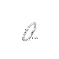 Bezel Zirconia Ring