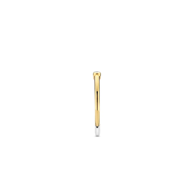 Bezel Zirconia Golden Ring