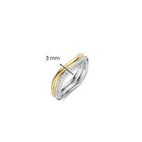 Wave Sparkling Golden Ring