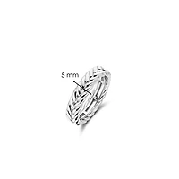 Braid Silver Ring
