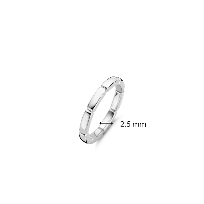 Link Single Silver Ring