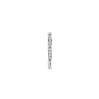 Link Single Pave Ring