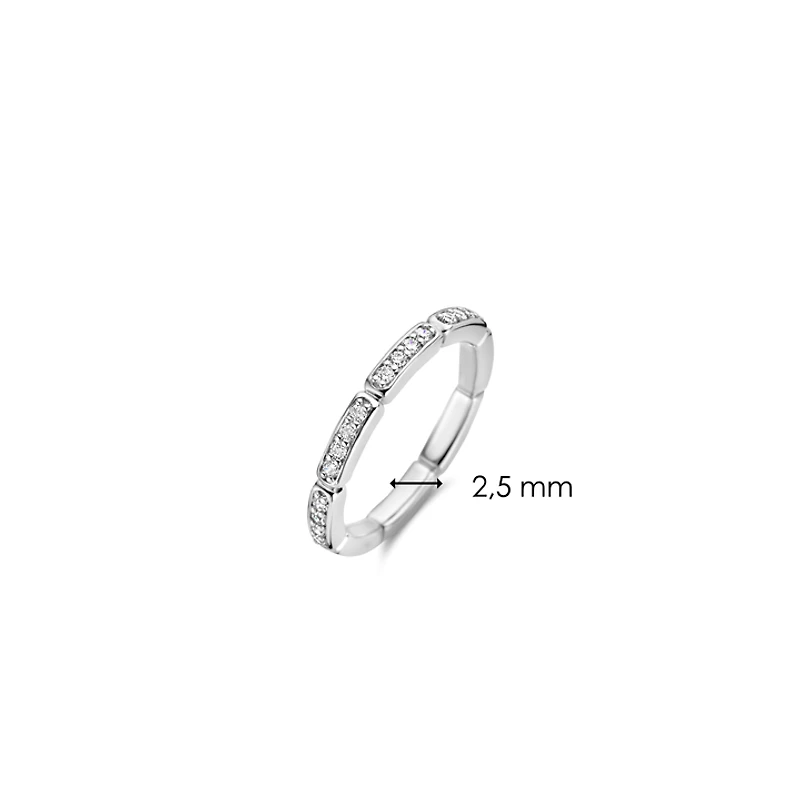 Link Single Pave Ring