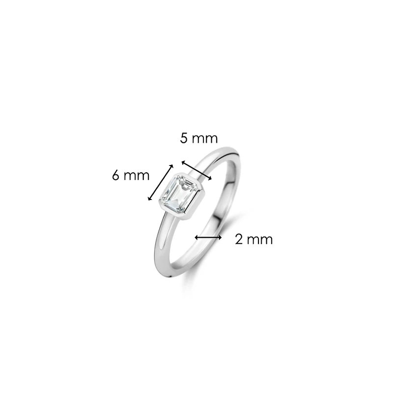 Clear Gem Petit Ring