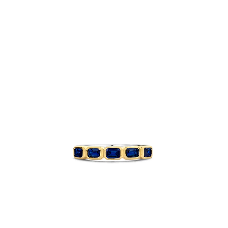 Blue Gem Stackable Ring