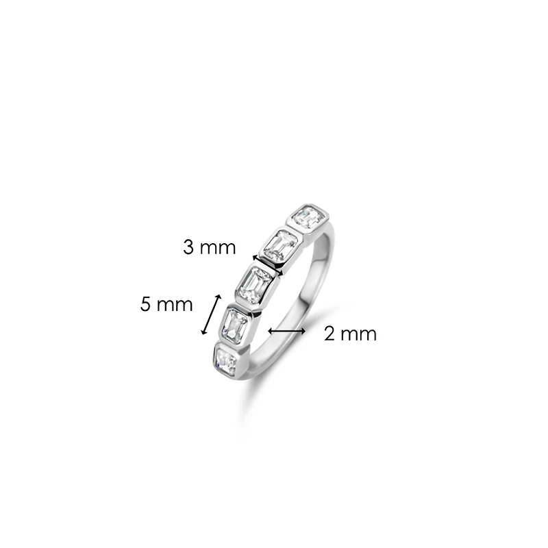 Clear Gem Stackable Ring