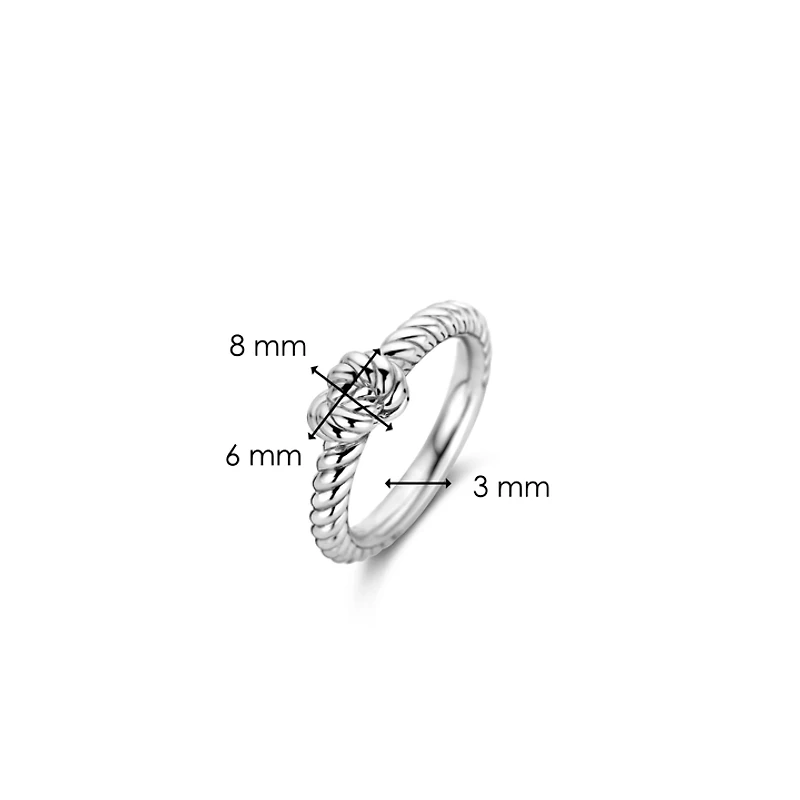 Braided Knot Stackable Ring