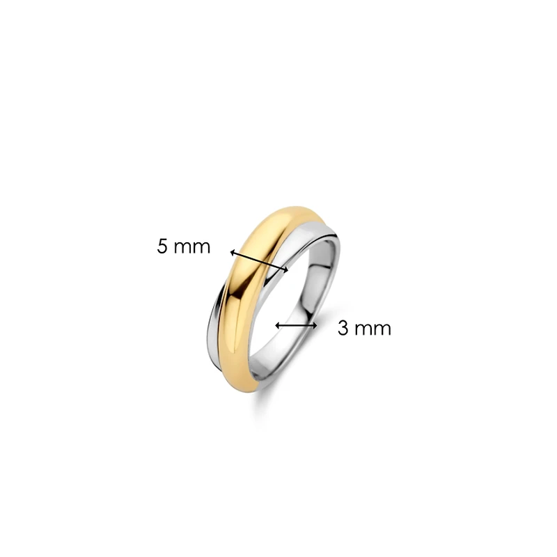Crossover Wide Golden Ring