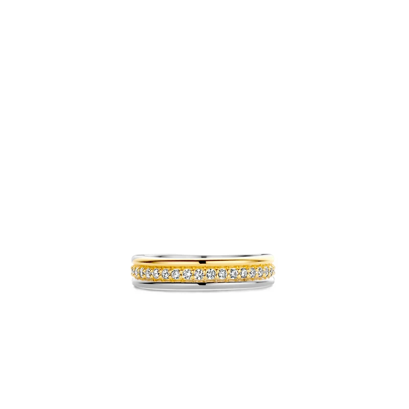 Parallel Golden Stackable Ring