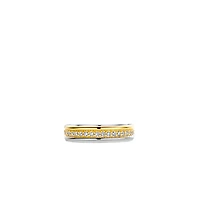 Parallel Golden Stackable Ring