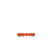 Beady Orange Ring